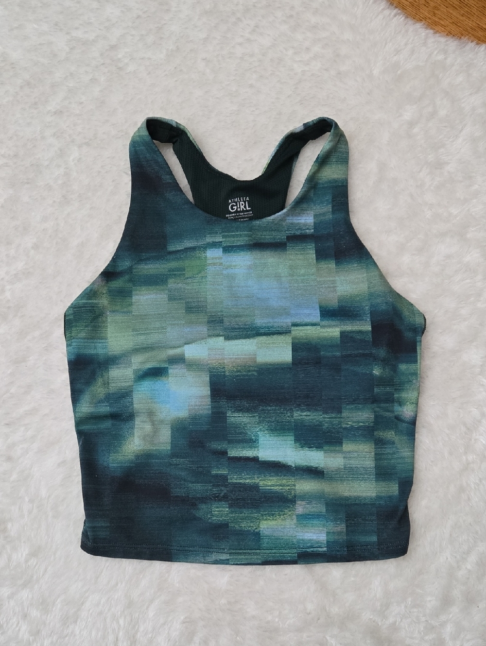 Athleta Girl Green Athletic Top, Girls Large